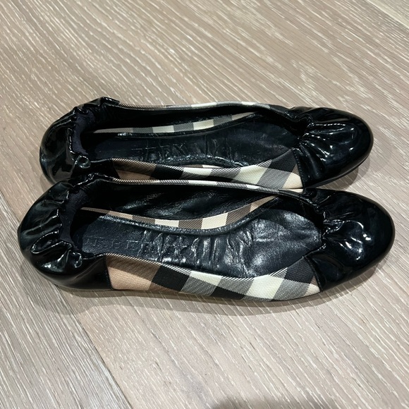 BURBERRY NOVA SOFT BALLERINA FLATS 36.5 - Picture 3 of 5